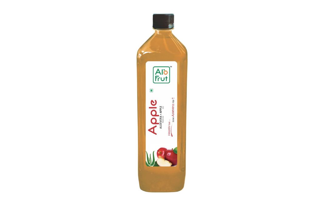 AloFrut Apple Aloevera + Apple   Plastic Bottle  1 litre